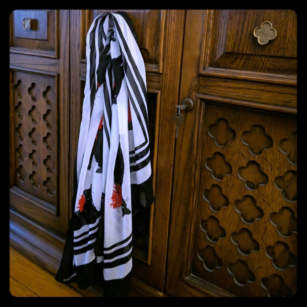 Jason Wu for Target Whimsical Black Cat Scarf